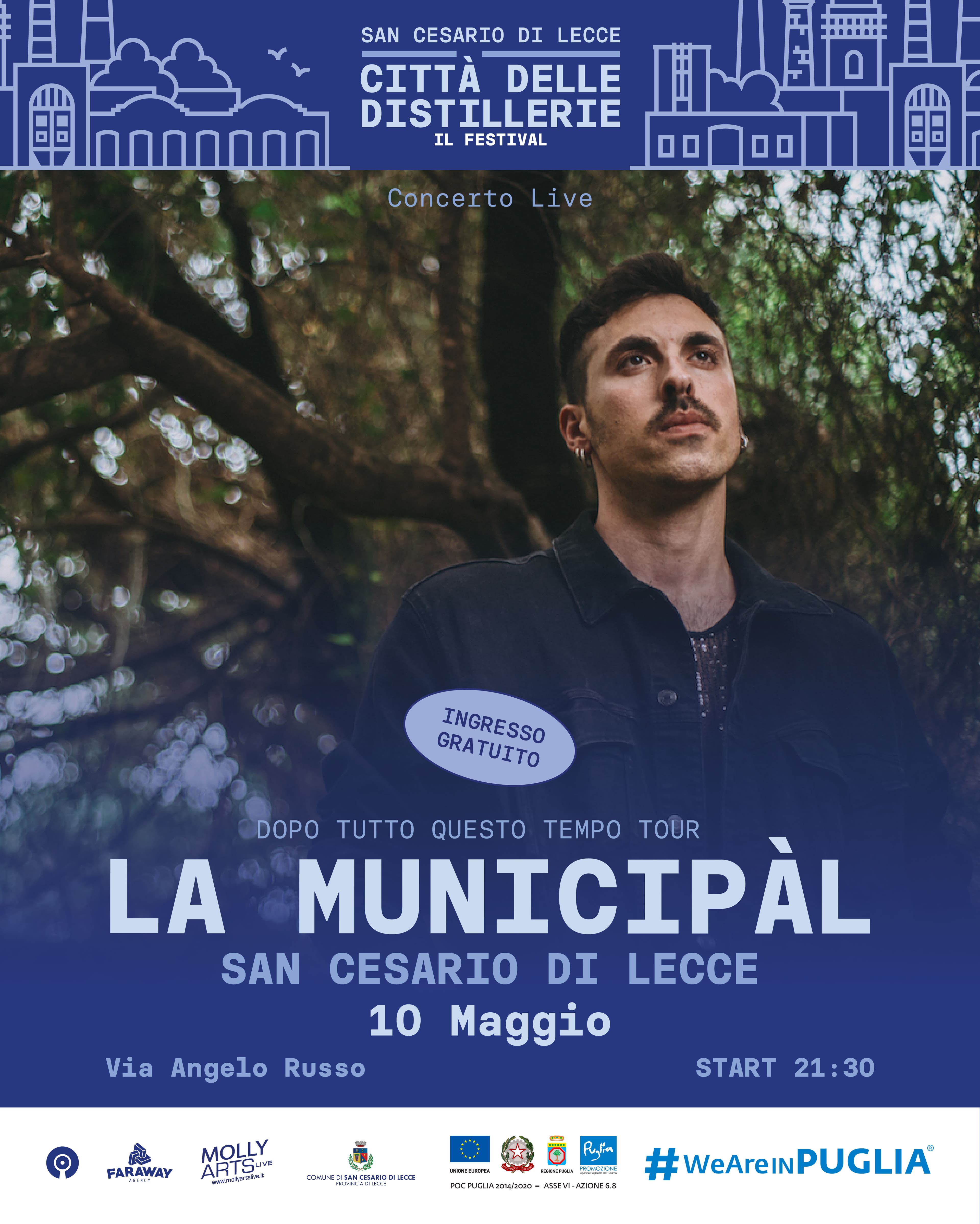 LA MUNICIPAL - 10 Maggio - Concerto Live
